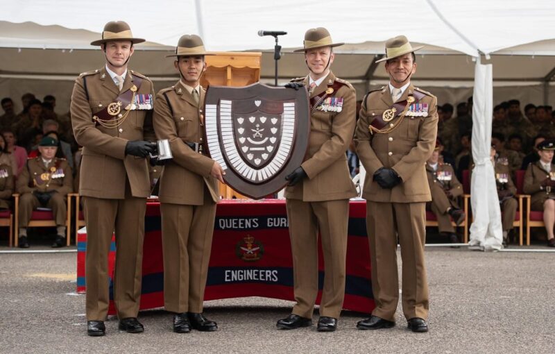 Queen’s Gurkha Engineers 78th Training Party – Kasam Khane Parade Queen’s Gurkha Engineers 78th Training Party – Kasam Khane Parade