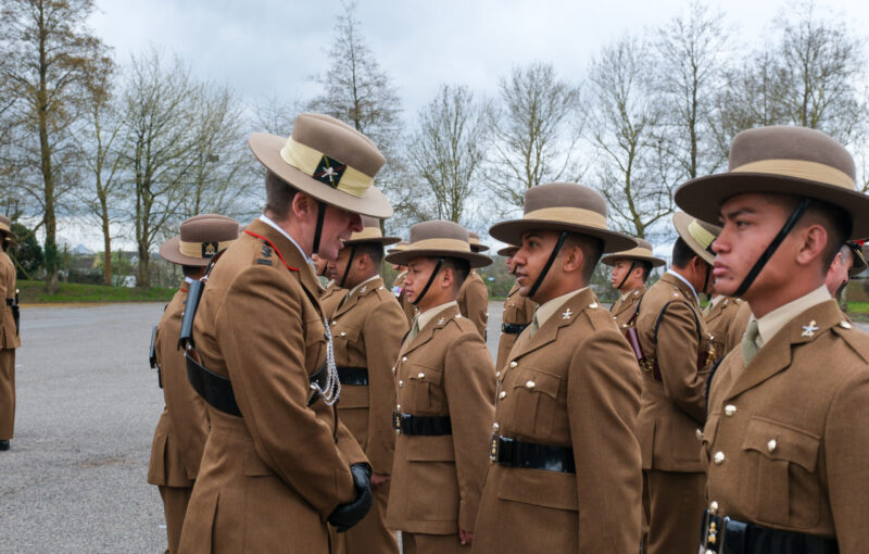 Queen’s Gurkha Engineers 78th Training Party – Kasam Khane Parade Queen’s Gurkha Engineers 78th Training Party – Kasam Khane Parade