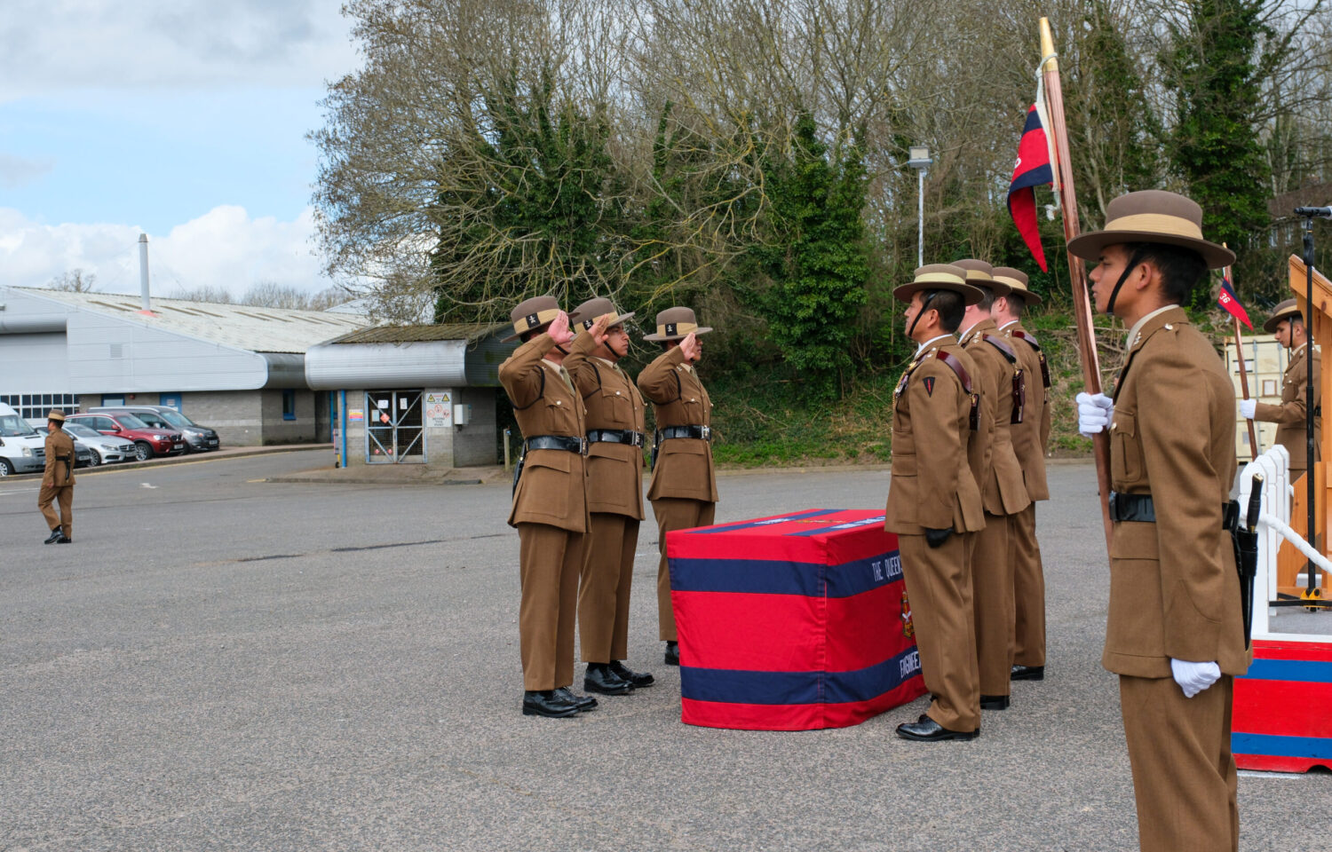 Queen’s Gurkha Engineers 78th Training Party – Kasam Khane Parade Queen’s Gurkha Engineers 78th Training Party – Kasam Khane Parade