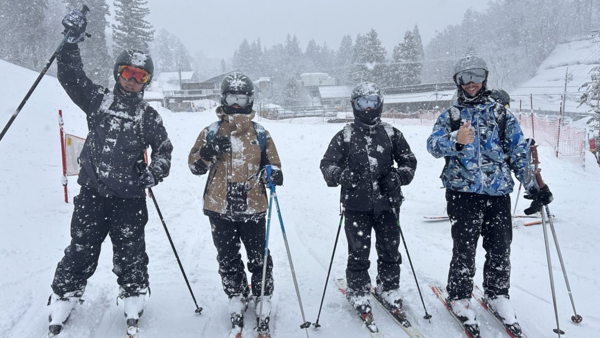 Brunei Garrison Support Troops take on Alpine Skiing in Japan