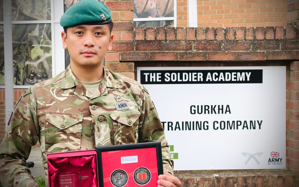 Corporal Arun Thapa has been awarded a 2nd Infantry Training Battalion Commanding Officer’s Award of Excellence Corporal Arun Thapa has been awarded a 2nd Infantry Training Battalion Commanding Officer’s Award of Excellence