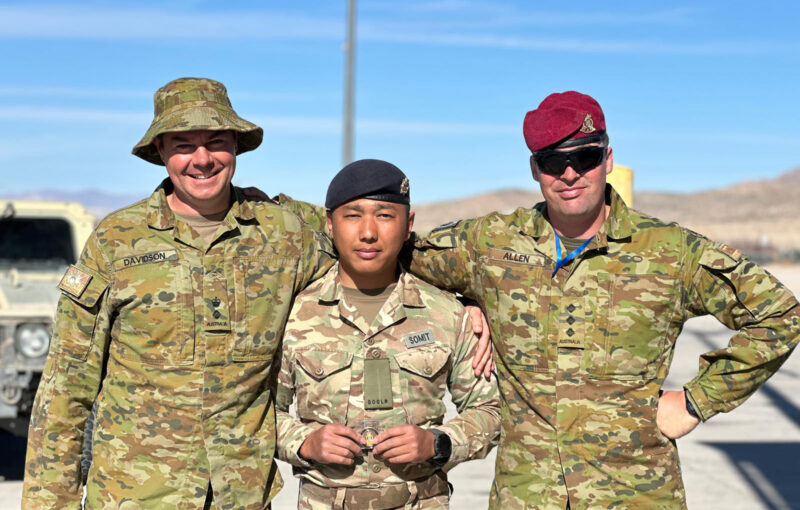 Australian Log Commander's Coins for Gurkhas