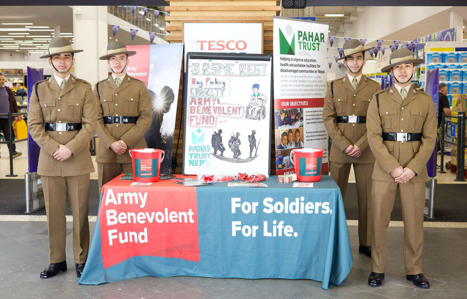 Queen's Gurkha Engineers Lead Charitable Efforts for Pahar Trust Nepal and Army Benevolent Fund Queen's Gurkha Engineers Lead Charitable Efforts for Pahar Trust Nepal and Army Benevolent Fund