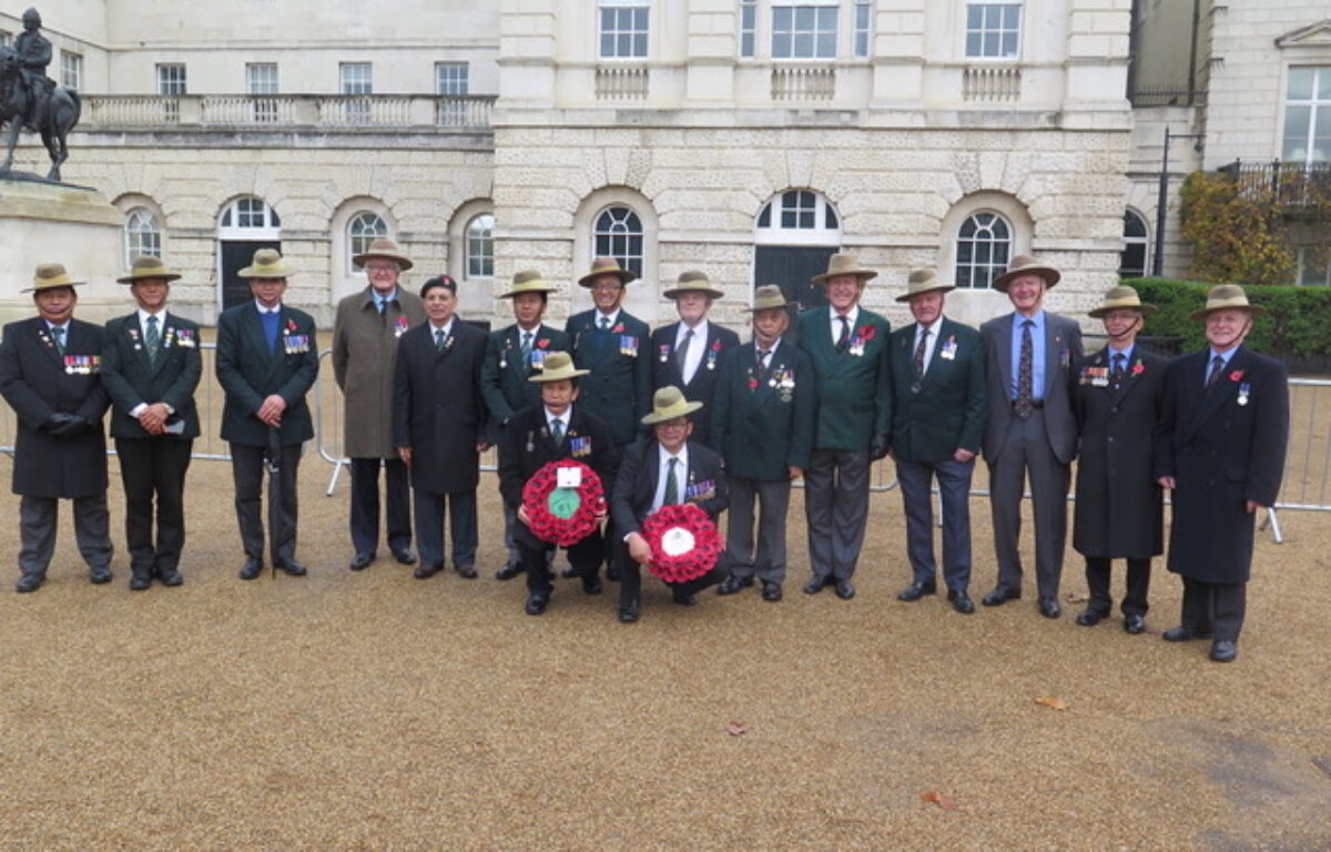6 GRRA party assemble on Horse Guards Parade before the Annual Cenotaph Parade London