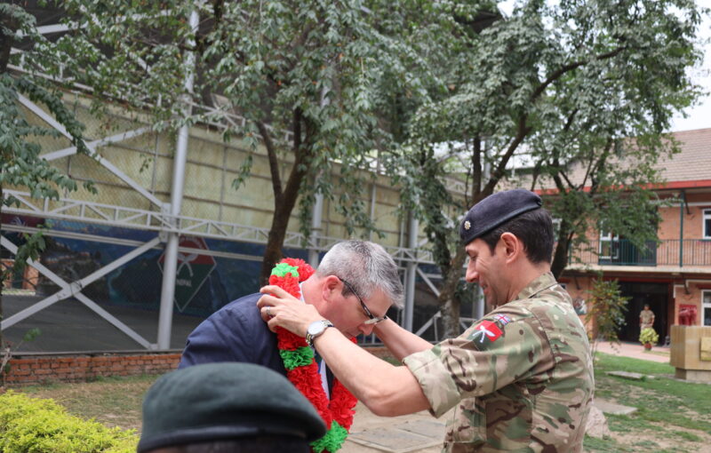 Chief of Staff Allied Rapid Reaction Corps visit British Gurkhas Nepal Chief of Staff Allied Rapid Reaction Corps visit British Gurkhas Nepal
