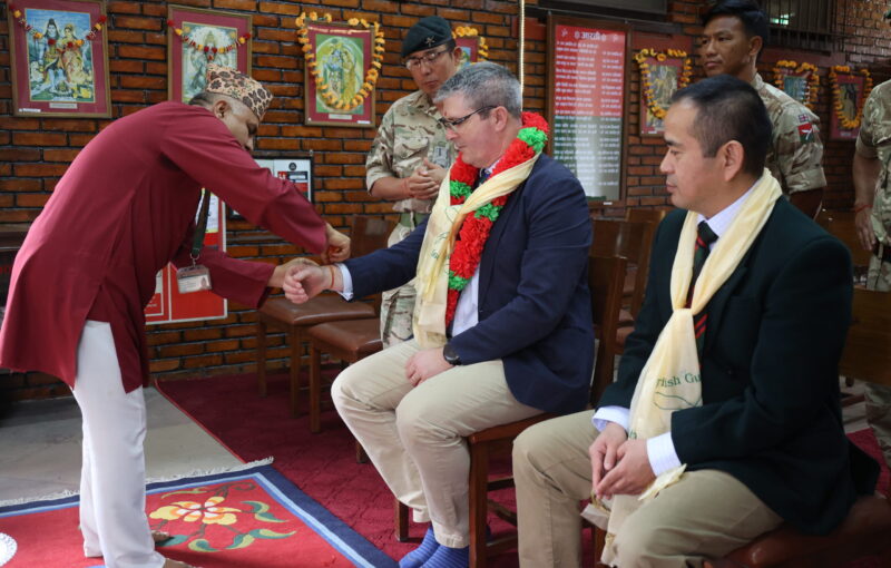 Chief of Staff Allied Rapid Reaction Corps visit British Gurkhas Nepal Chief of Staff Allied Rapid Reaction Corps visit British Gurkhas Nepal
