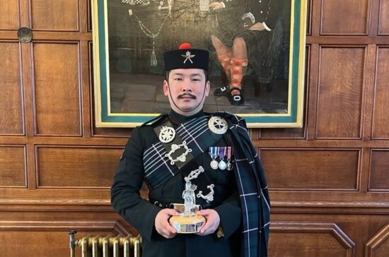 First Gurkha Awarded the Top Piper Title