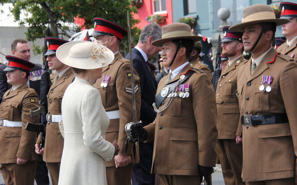 Liberation Day Parade in Guernsey with Gurkha Company (Sittang)