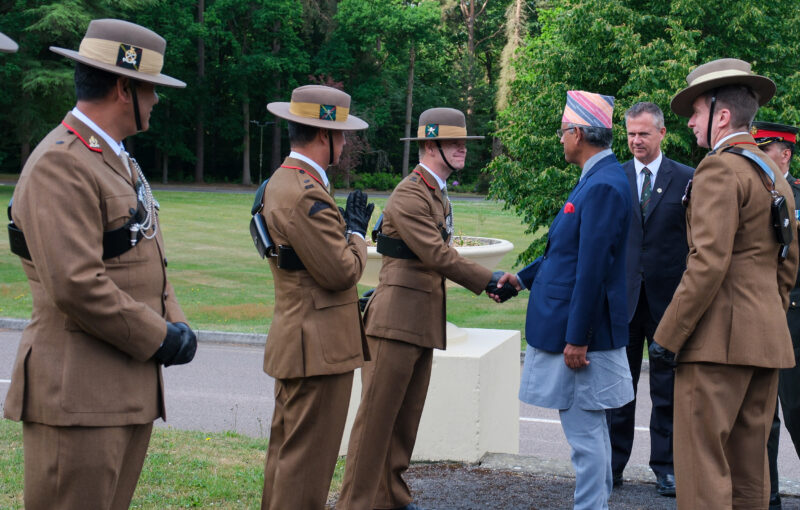 Ambassador of Nepal to the United Kingdom visits HQ Brigade of Gurkhas Ambassador of Nepal to the United Kingdom visits HQ Brigade of Gurkhas