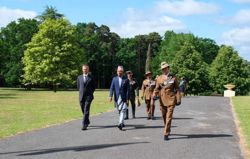 Ambassador of Nepal to the United Kingdom visits HQ Brigade of Gurkhas Ambassador of Nepal to the United Kingdom visits HQ Brigade of Gurkhas