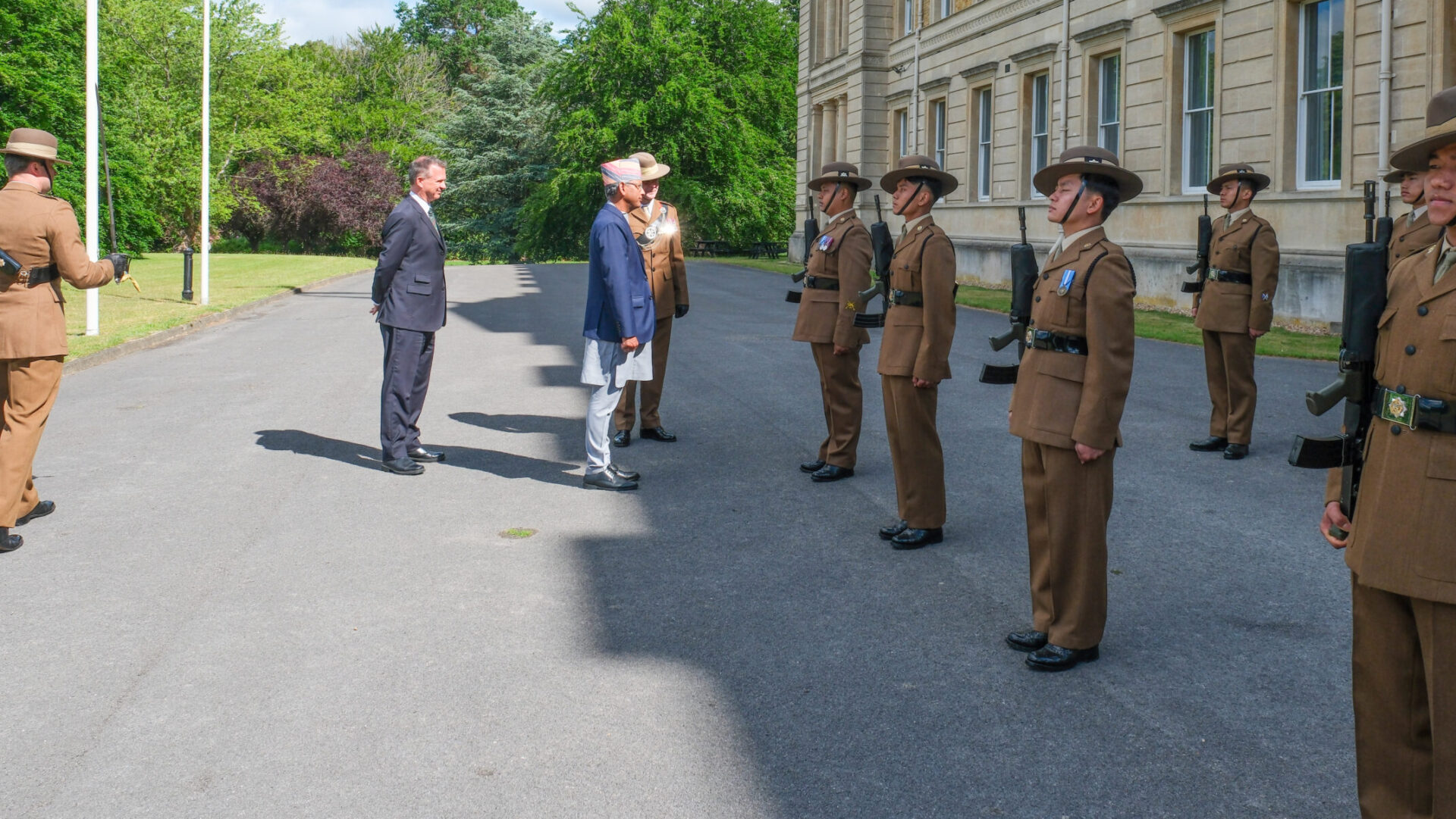 Ambassador of Nepal to the United Kingdom visits HQ Brigade of Gurkhas