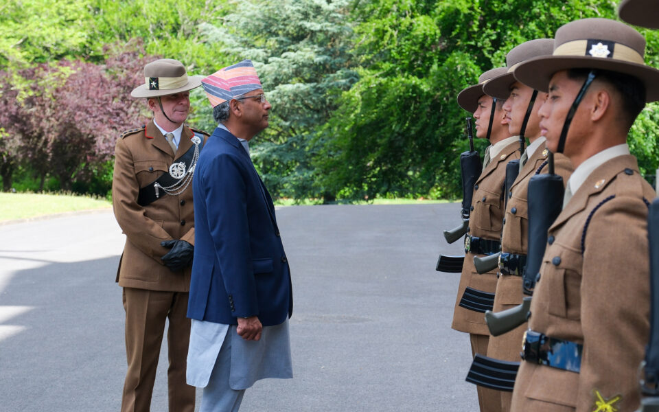 Ambassador of Nepal to the United Kingdom visits HQ Brigade of Gurkhas Ambassador of Nepal to the United Kingdom visits HQ Brigade of Gurkhas