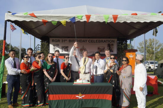 Celebrating the 31st Birthday of The Royal Gurkha Rifles in Brunei