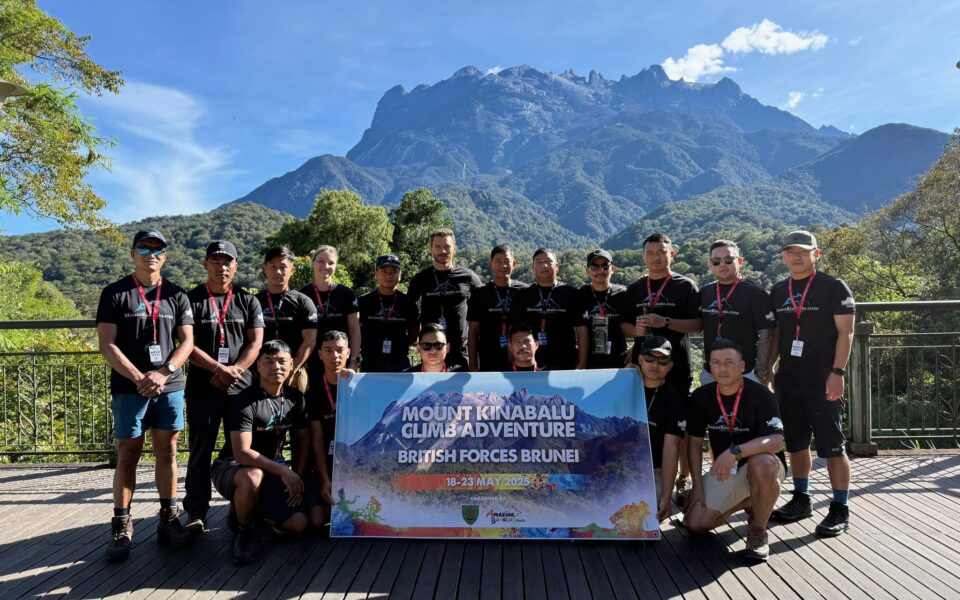 Gurkhas Summit Mount Kinabalu in Borneo.