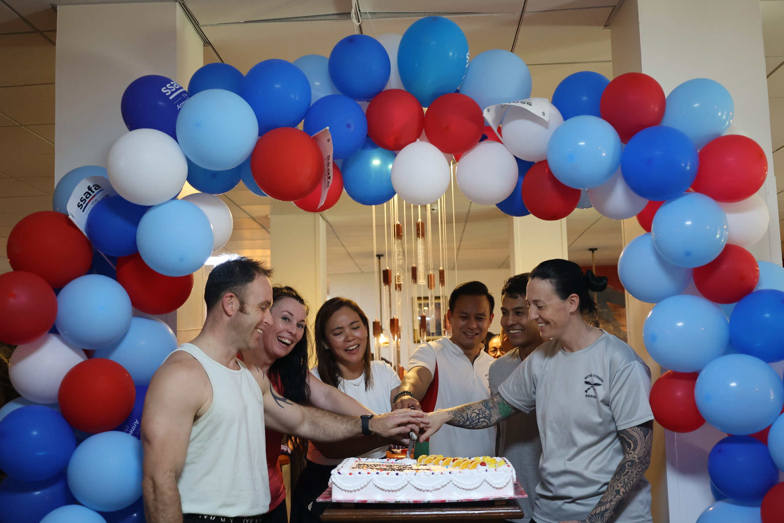 British Gurkhas Nepal Team Complete Kathmandu to Kent Charity Treadmill Run