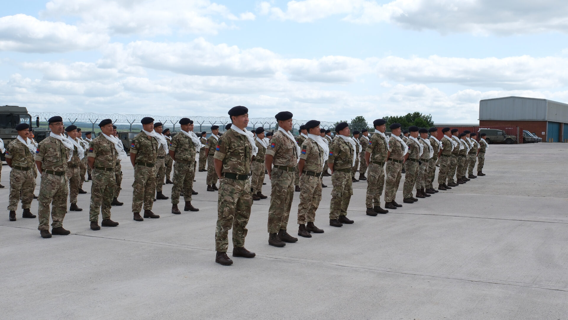 Gurkhas arrive in Larkhill for The King's Gurkha Artillery