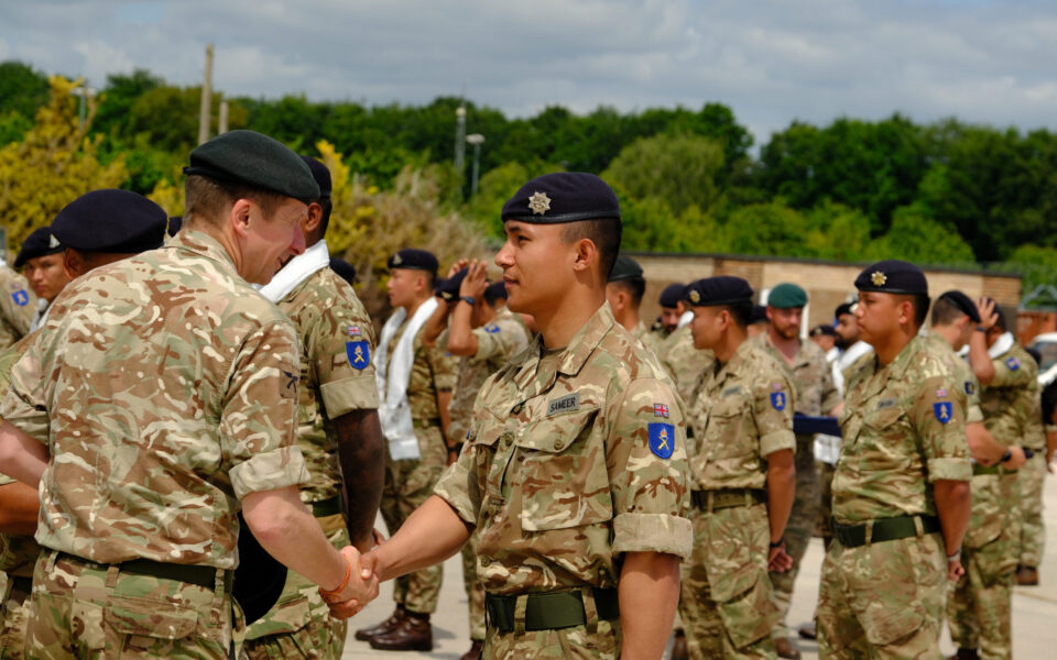 King's Gurkha Artillery forms up King's Gurkha Artillery forms up