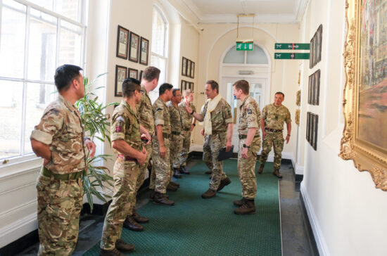 Maj Gen Linsdsay MIL SEC visit to HQBG - 16 Jun 25