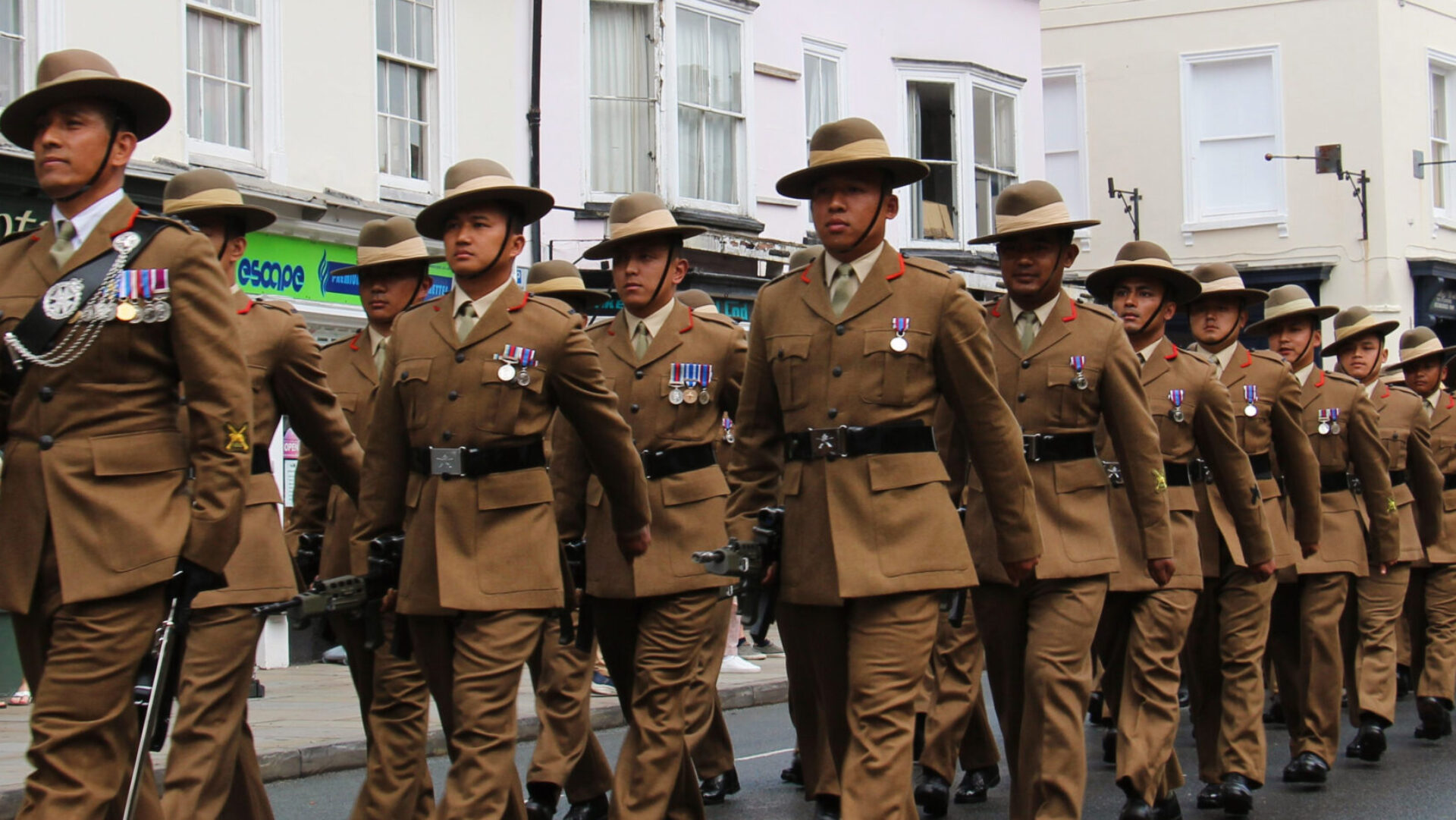 Gurkhas in Brecon