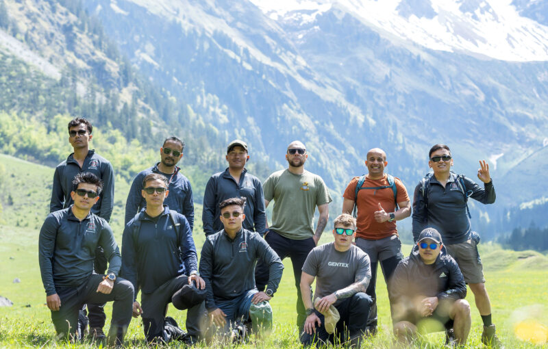 Gurkhas Climbing in Germany Gurkhas Climbing in Germany