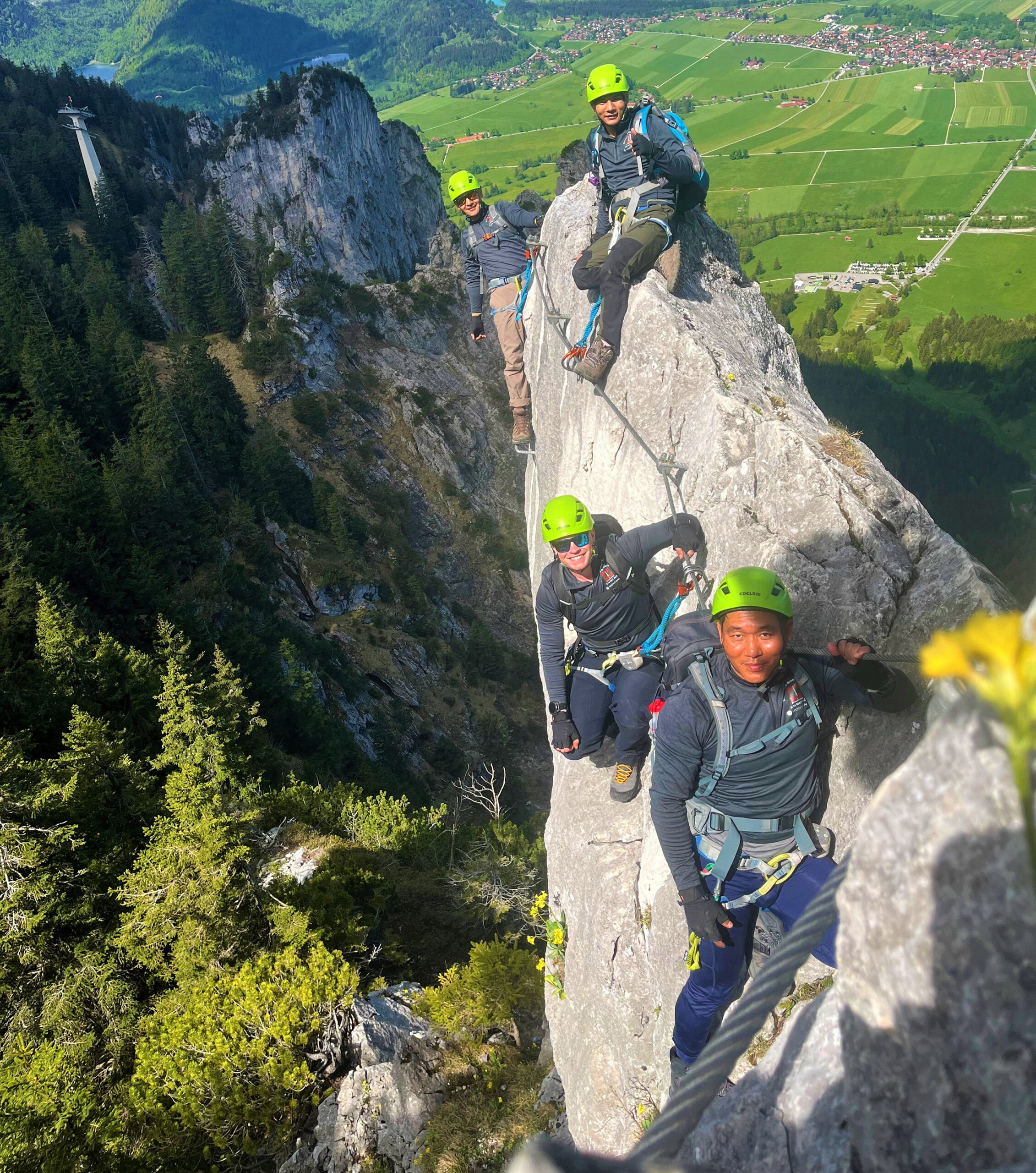 Gurkhas Climbing in Germany Gurkhas Climbing in Germany