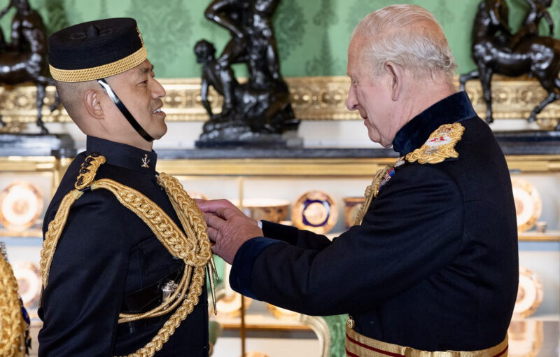 The King’s Gurkha Orderly Officers 2025 Receive MVO Medals from The King The King’s Gurkha Orderly Officers 2025 Receive MVO Medals from The King