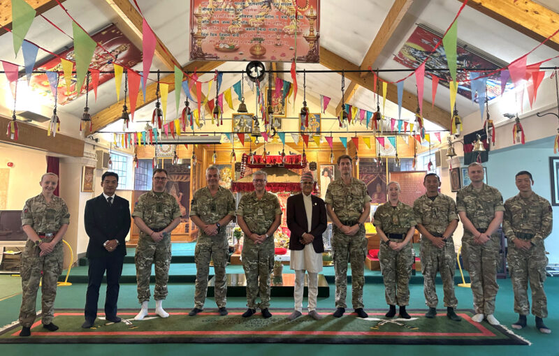 Chief of Defence People visits Gurkha Company Catterick