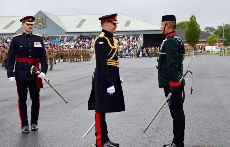 Gurkha Band Support the Largest Passing out Parade for the British Army in a Generation