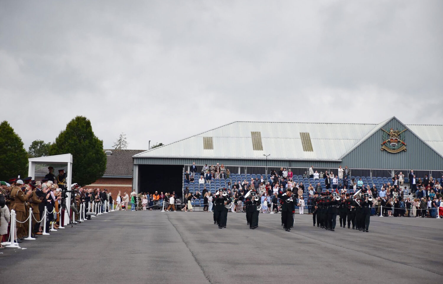 Gurkha Band Support the Largest Passing out Parade for the British Army in a Generation