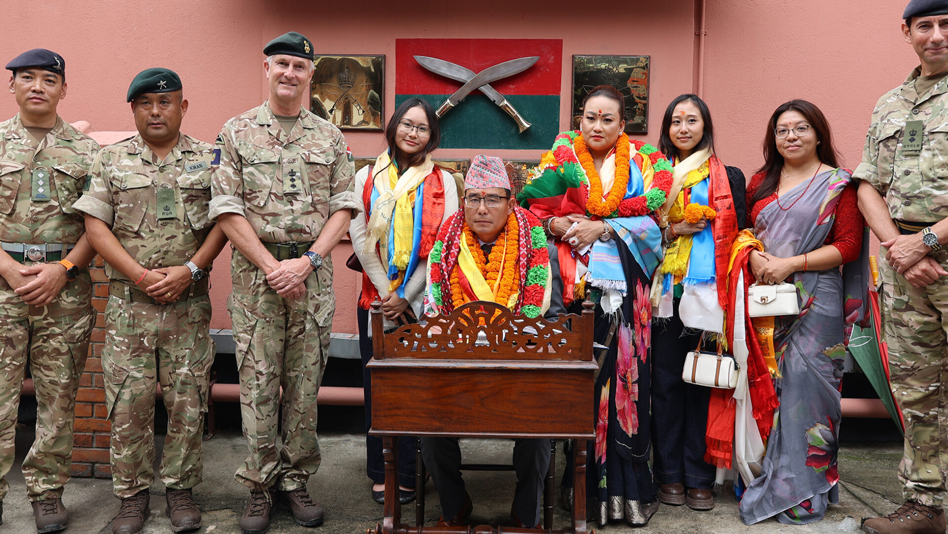 Farewell to Major Gyanbahadur Dhenga, Gurkha Major British Gurkhas Nepal