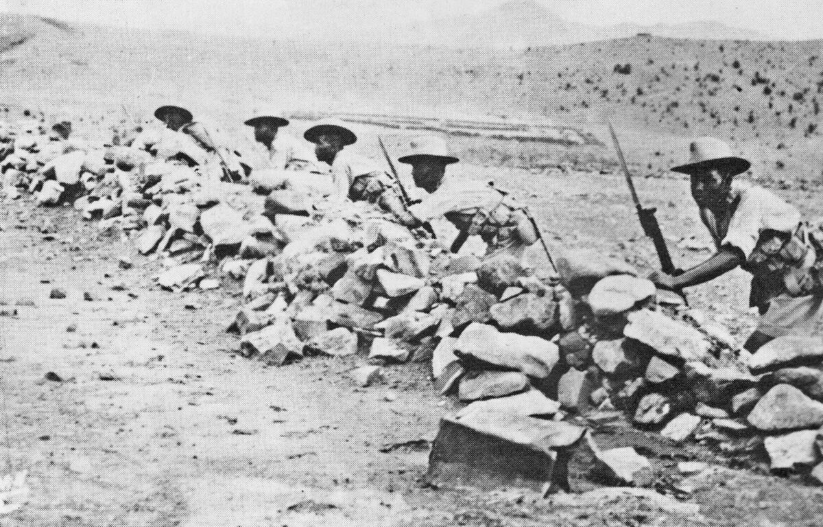 2nd Battalion At the ready, Waziristan 1937