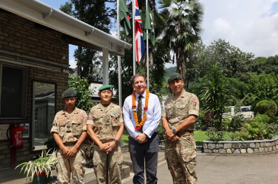 Colonel BG’s Visit to British Gurkhas Pokhara