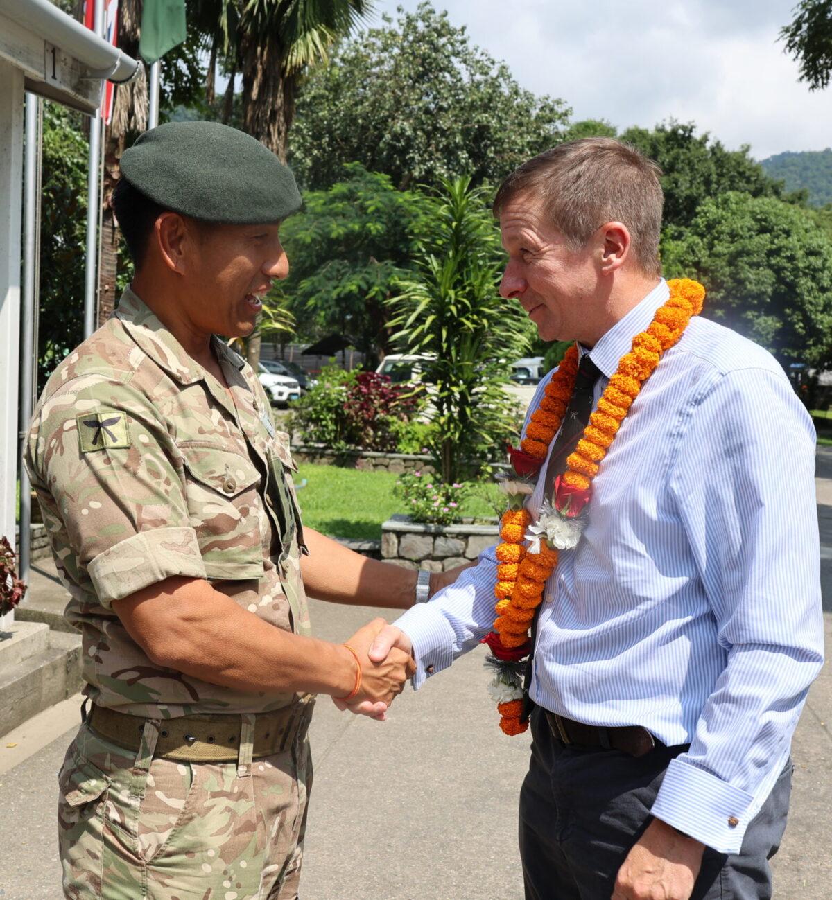 Colonel BG’s Visit to British Gurkhas Pokhara