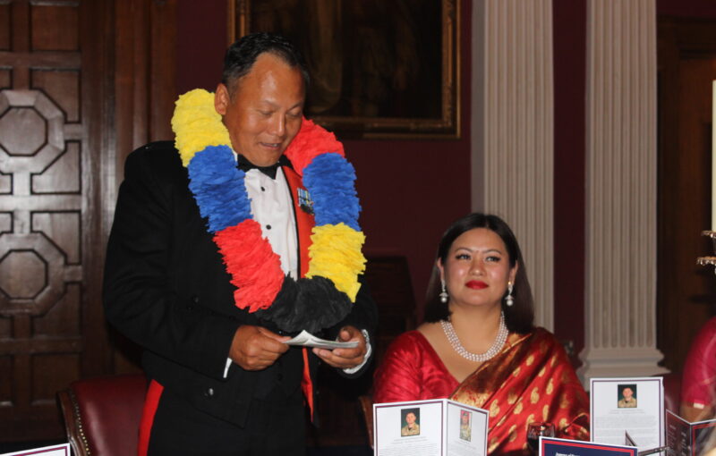 Historic Dine-In at the Royal Artillery Mess, Larkhill