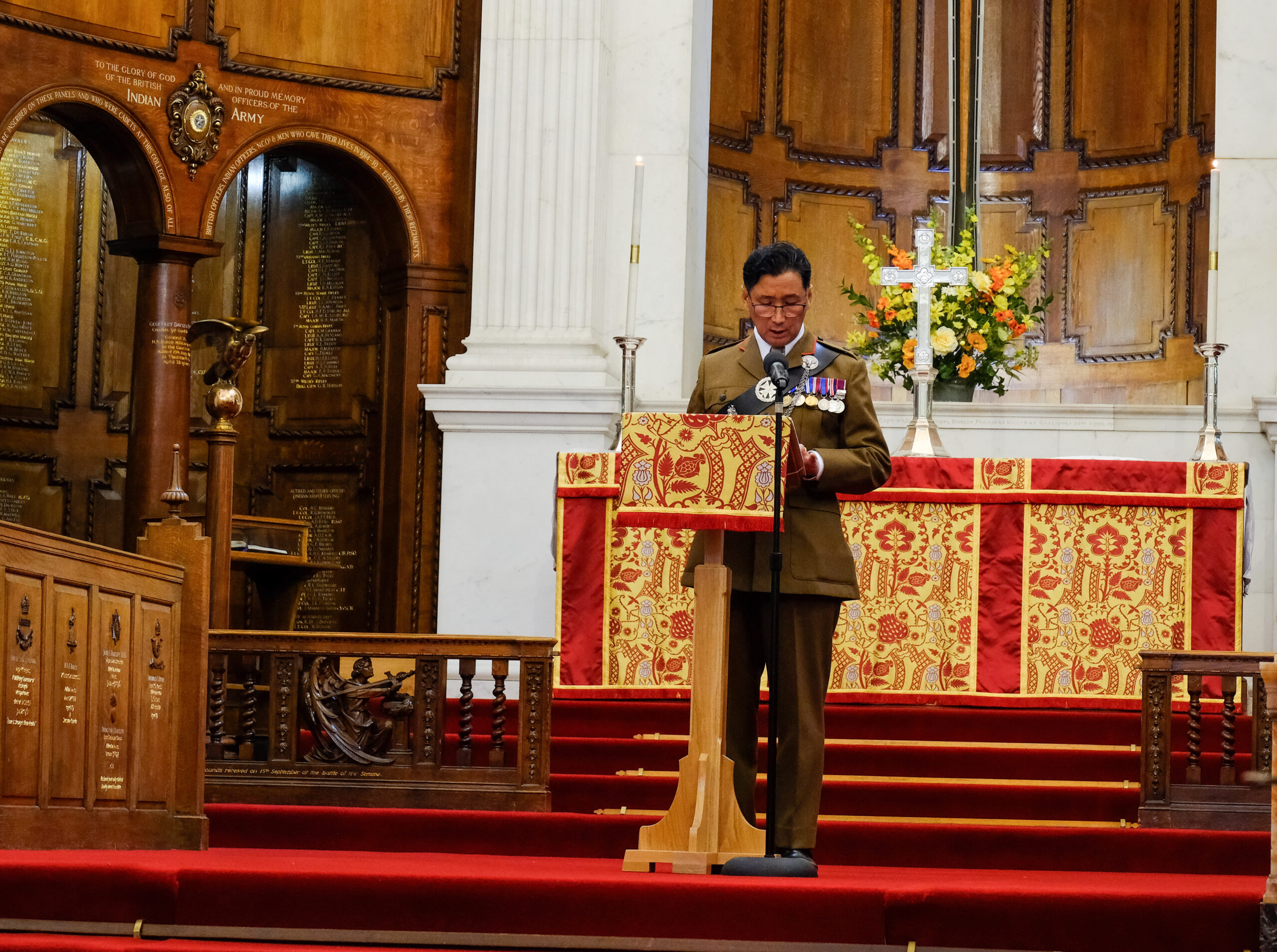 Maj (Retd) Mani Rai memorial service