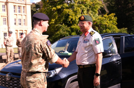 Vice Chief of the Army Staff Nepali Army Visits HQ Brigade of Gurkhas