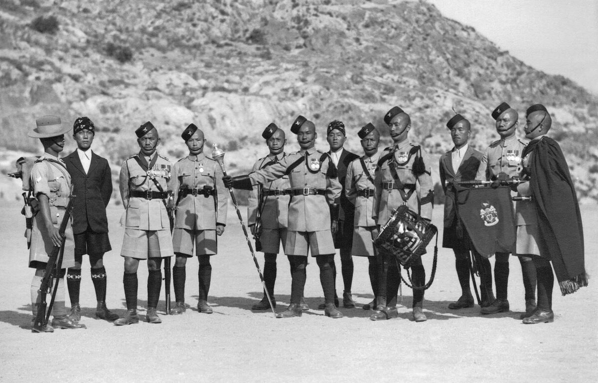 Orders of Dress, Malakand 1939 Hon Lt and Subedat Major Maniraj is third from the left