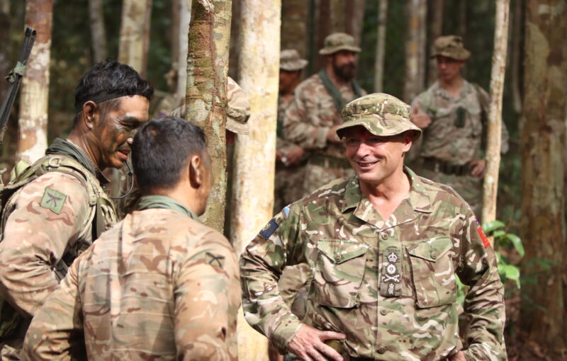 Chief of the General Staff’s Visits Troops at British Forces Brunei Chief of the General Staff’s Visits Troops at British Forces Brunei