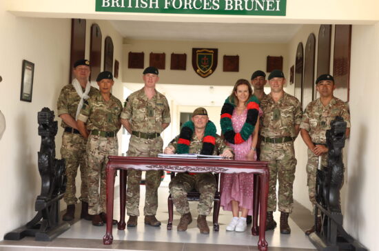 Chief of the General Staff’s Visits Troops at British Forces Brunei