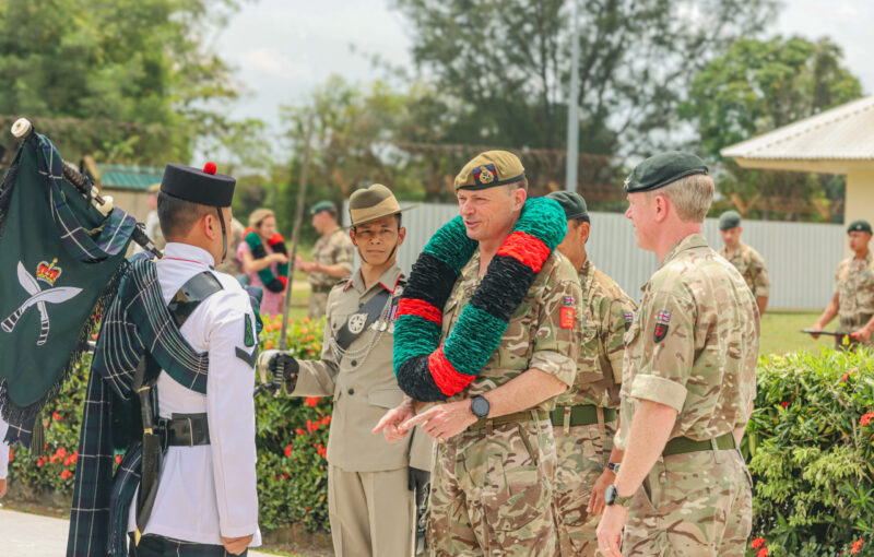 Chief of the General Staff’s Visits Troops at British Forces Brunei Chief of the General Staff’s Visits Troops at British Forces Brunei
