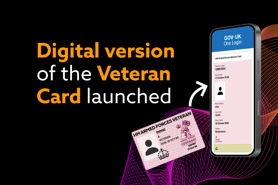 Digital Version of Veteran Card Launched for Quicker and Easier Access to Support Digital Version of Veteran Card Launched for Quicker and Easier Access to Support
