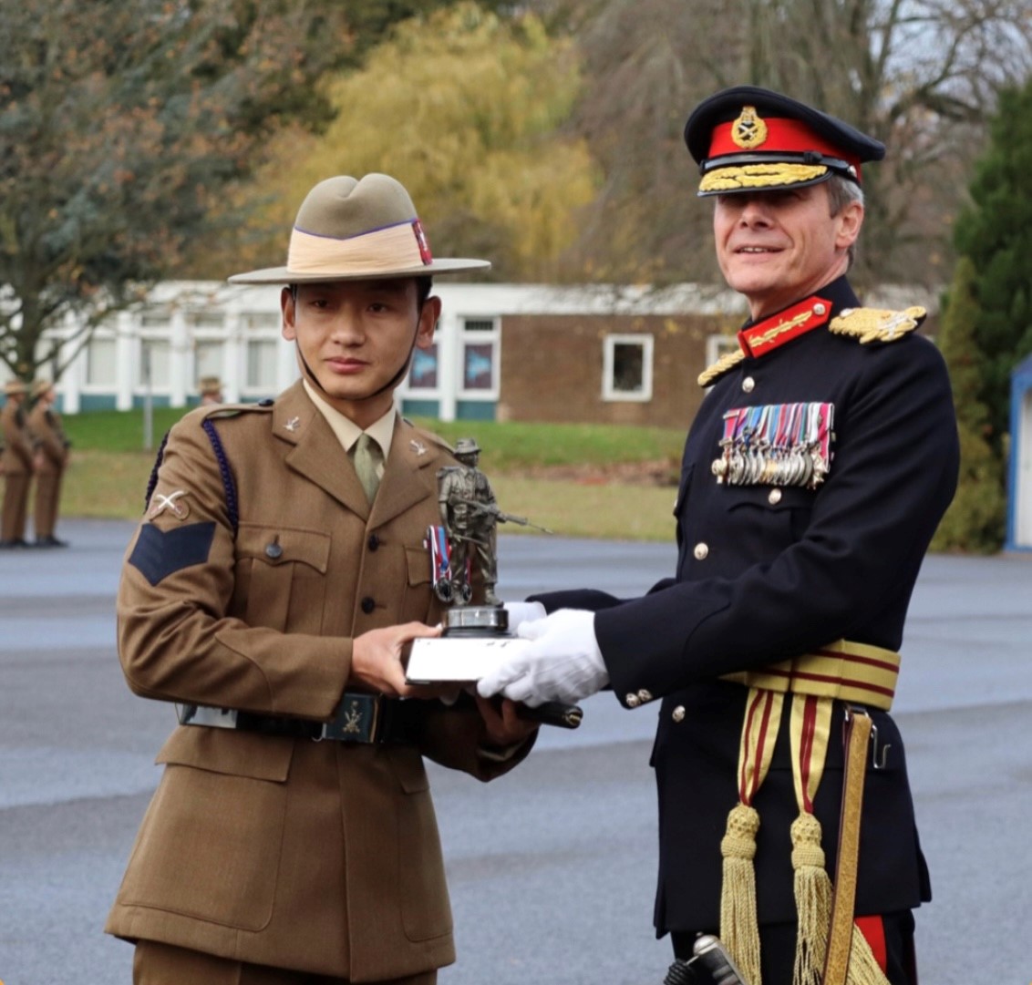 Sergeant Samso Awarded the Commandant’s Trophy 2025