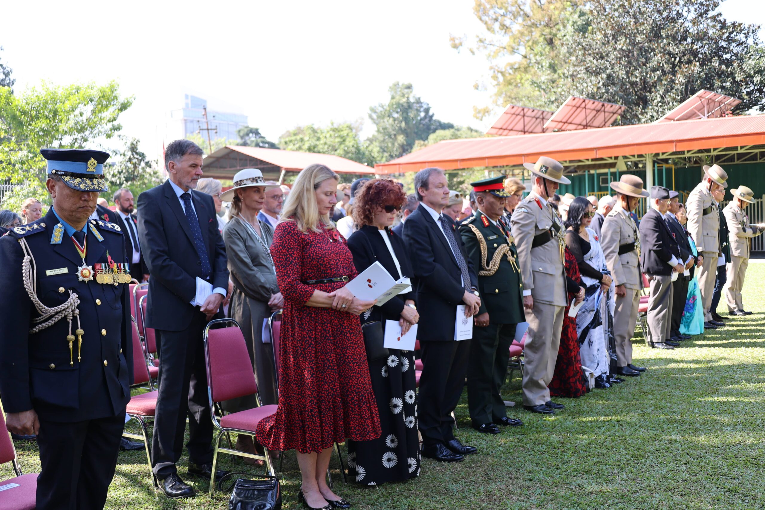 Remembrance in Nepal of all those who have Defended our Freedoms