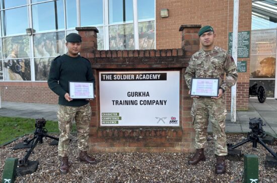 Gurkhas Receive Commandant Soldier Academy Commendations