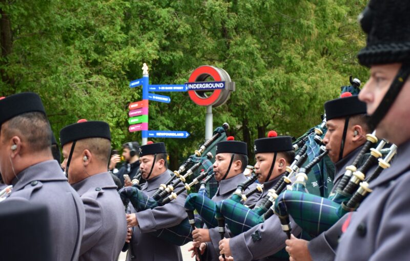 Gurkha Band Canary Wharf - Poppy appeal