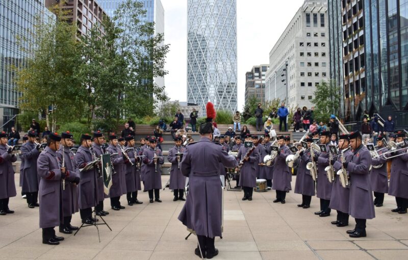 Gurkha Band Canary Wharf - Poppy appeal