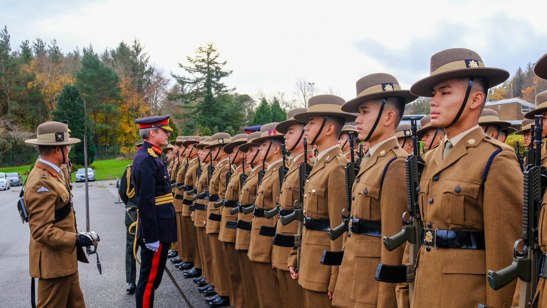 Gurkha Recruit Intake 25 Pass out Parade Catterick