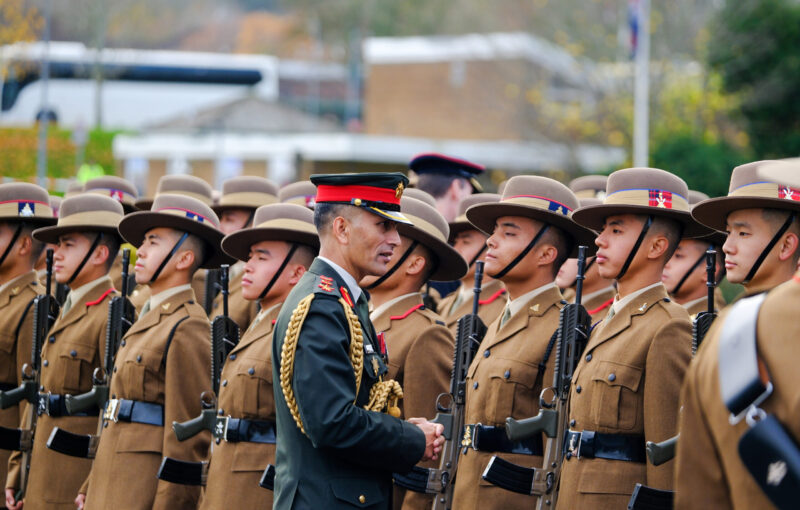 Gurkha Recruit Intake 25 Pass out Parade Catterick