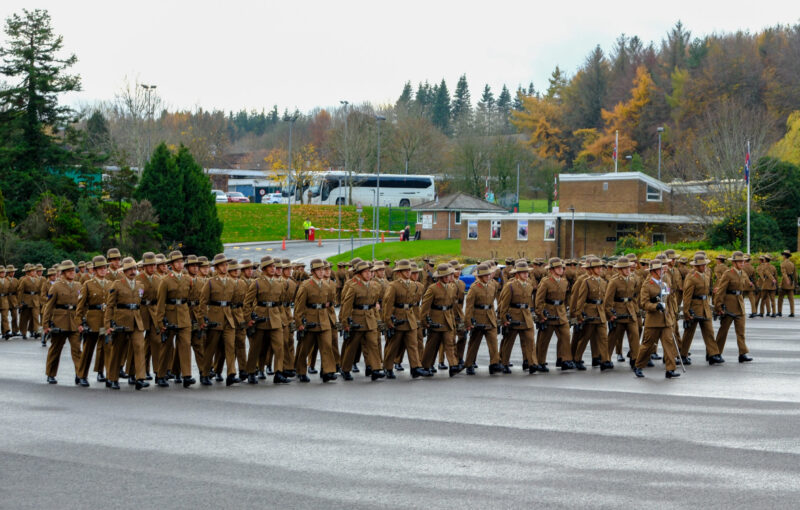 Gurkha Recruit Intake 25 Pass out Parade Catterick