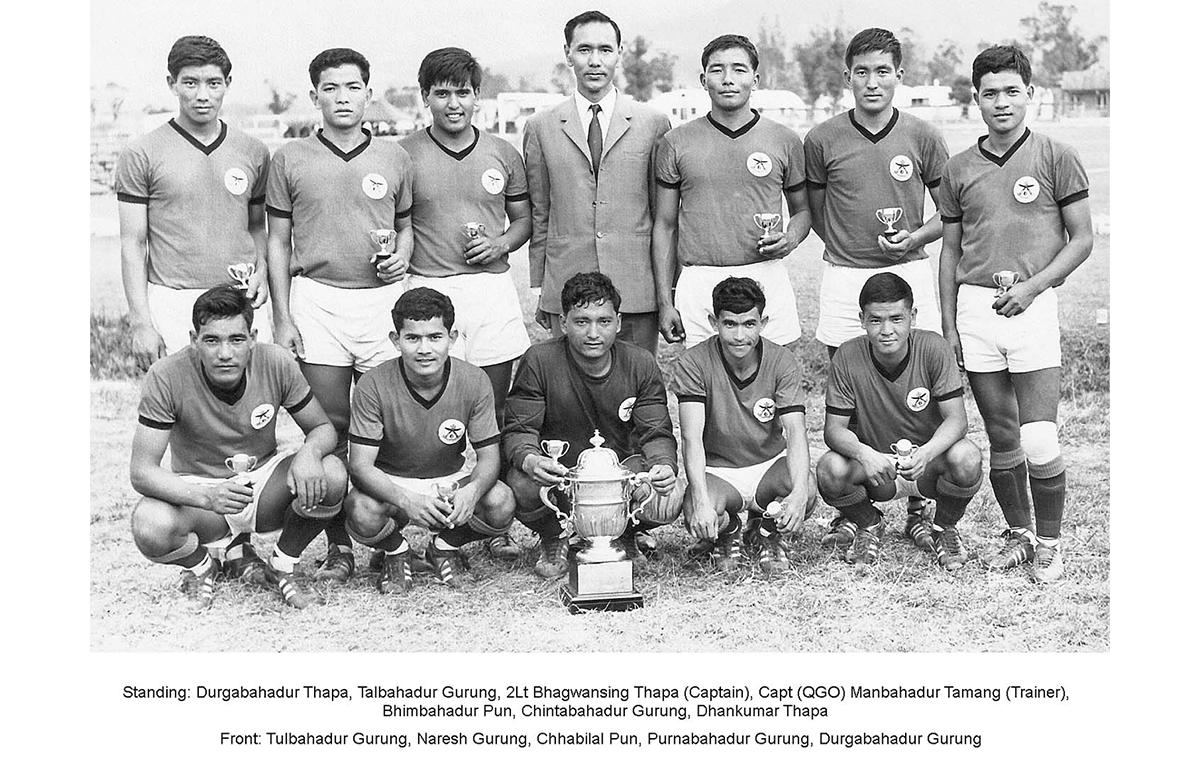 1972 Nepal Cup Football Winners. The team came from Brunei to Hong Kongand had five members from the 1969 victorious team. They won again in 1973.
